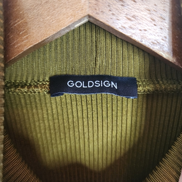 Goldsign The Rib Turtleneck | Copper Rust | Size Small - Picture 4 of 7